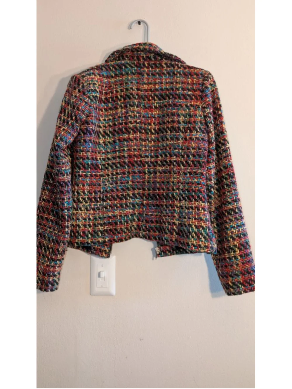 Christopher & Banks Blazer XS Multi-color Tweed Jacket, women's - Picture 7 of 7